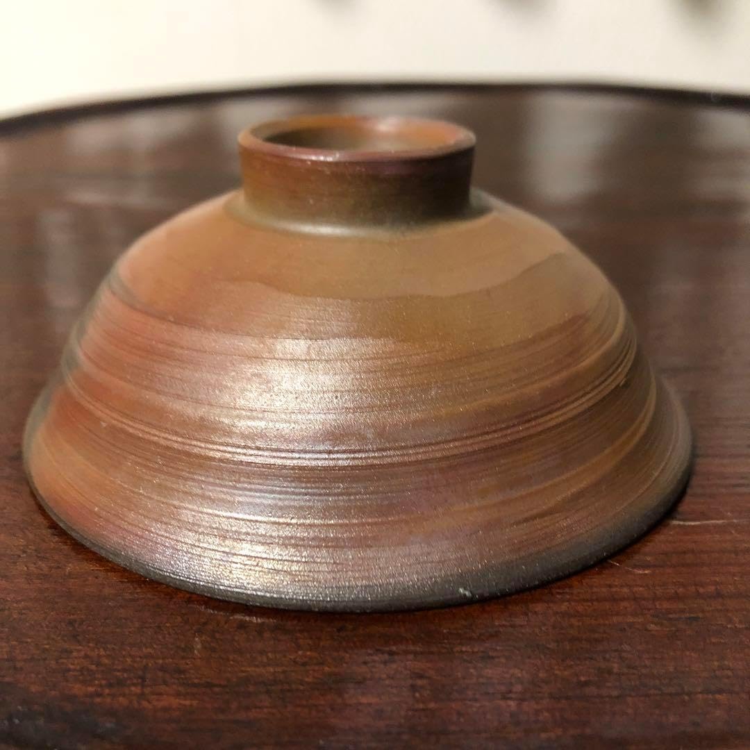 備前焼 盃 お猪口 小西陶古造 窯変細工浮彫 『蟹』 4個セット 備前焼